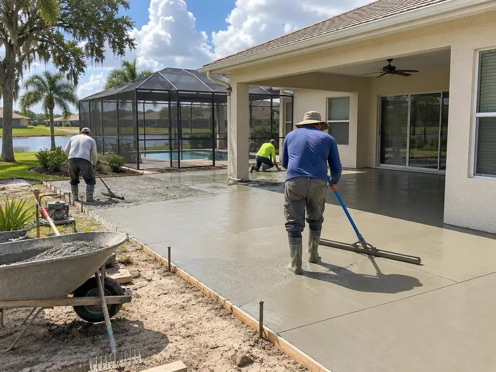 Concrete Patios & Lanais in Kissimmee, FL
