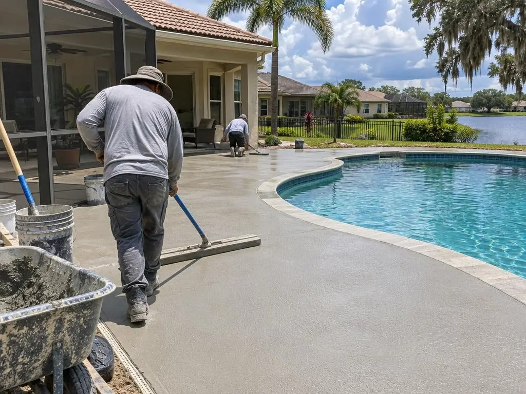 Concrete Pool Decks in Kissimmee, FL