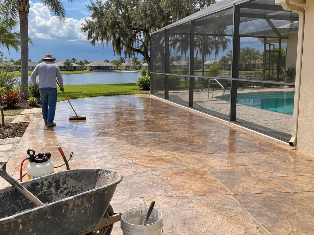 Stamped Concrete in Kissimmee, FL